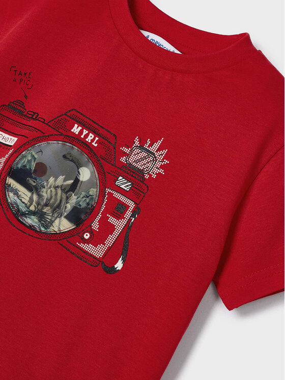 Mayoral Mayoral T-Shirt 3003 Czerwony Regular Fit