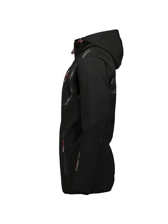Geographical Norway Geographical Norway Kurtka softshell WW1975H/GN/Black / Black Czarny Regular Fit