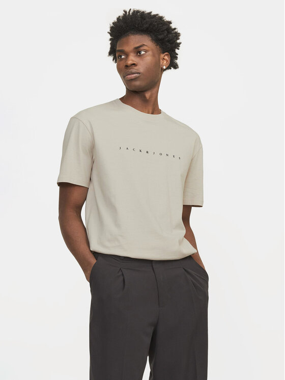 Jack&Jones Jack&Jones T-shirt Star 12234746 Bež Relaxed Fit
