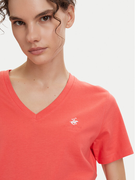Beverly Hills Polo Club Beverly Hills Polo Club Тишърт P-SS26W-TS516518 Коралов Regular Fit
