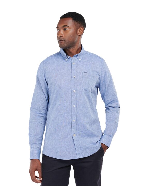 Barbour Barbour Koszula 251mmsh5090-bl33 Niebieski Regular Fit