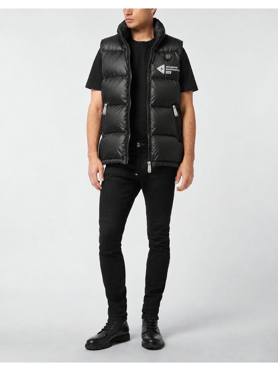 PHILIPP PLEIN PHILIPP PLEIN Gilet 32838 Nero Regular Fit