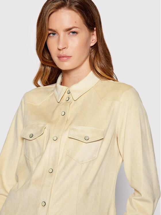 Camicia Daisy W1BH13 WE5D0 Beige Slim Fit