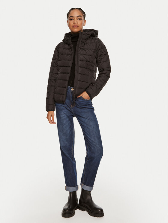 Tom Tailor Denim Tom Tailor Denim Kurtka przejściowa 1042098 Czarny Regular Fit