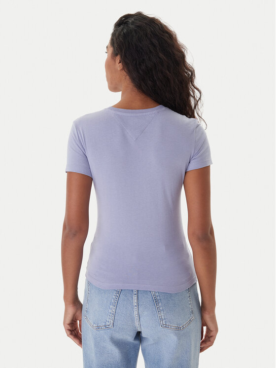 Tommy Jeans Tommy Jeans T-Shirt DW0DW20459 Niebieski Slim Fit