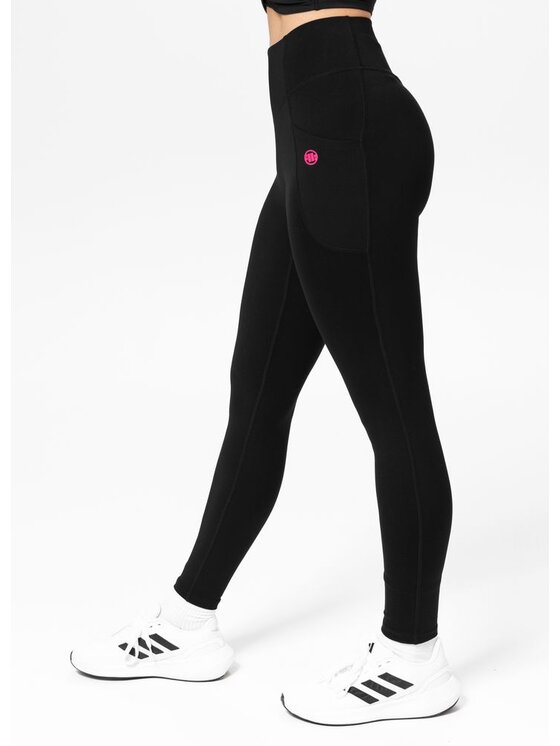 PITBULL PITBULL Legginsy AVENIDA Czarny Regular Fit