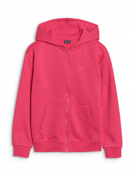 4F 4F Bluza BASIC+ Różowy Oversize
