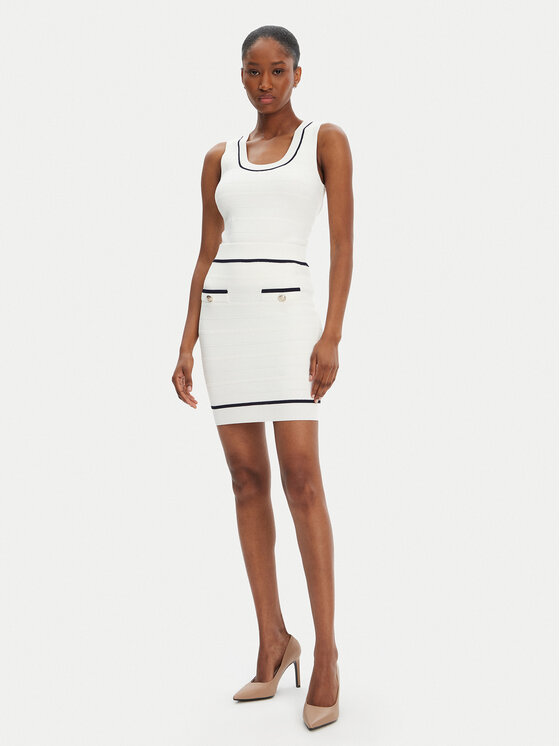 Marciano Guess Marciano Guess Mini sukňa 5RGD00 5640Z Biela Regular Fit
