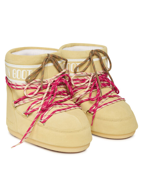 Moon Boot Moon Boot Hótaposó Mb Icon Low Suede Laces 80D1409670 Sárga
