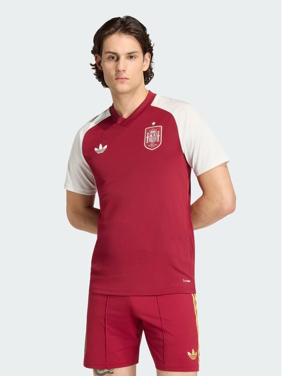 adidas adidas Koszulka techniczna 161715 Czerwony Slim Fit