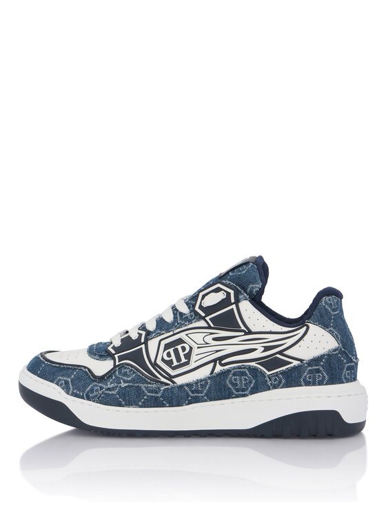 PHILIPP PLEIN PHILIPP PLEIN Sneakersy 29078 Błękitny