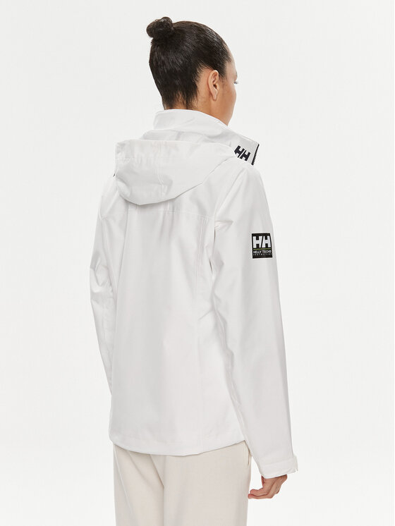 Helly Hansen Helly Hansen Jachetă navigație W Crew Hooded Jacket 2.0 34448 Alb Regular Fit
