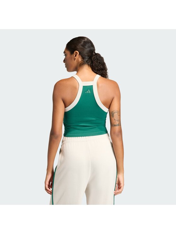 adidas adidas Top Seasonal Essentials Colorpop JZ0195 Verde Slim Fit