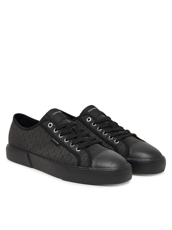 Calvin Klein Calvin Klein Tornacipő Vulc Laceup Cv Aop HM0HM02122 Fekete