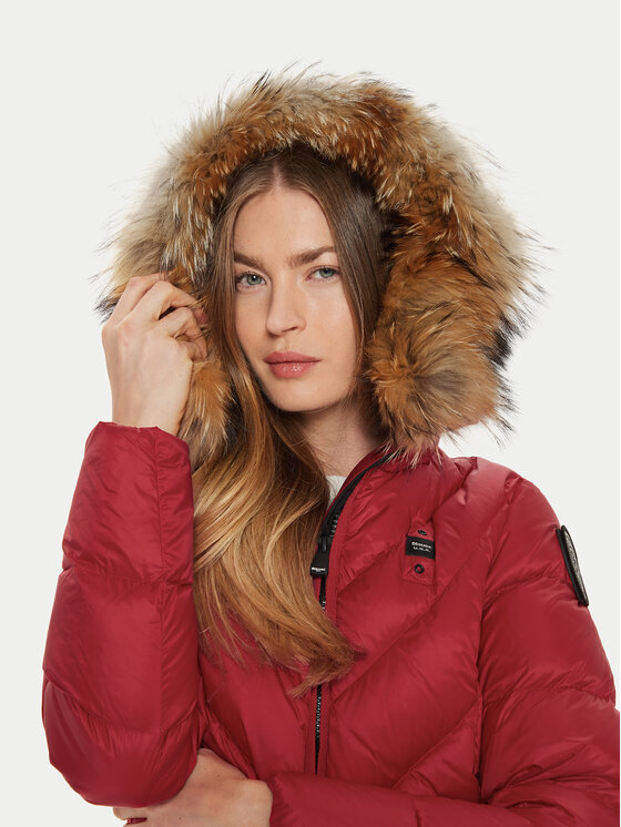 Blauer Blauer Daunenjacke 24WBLDK03052 Rot Regular Fit