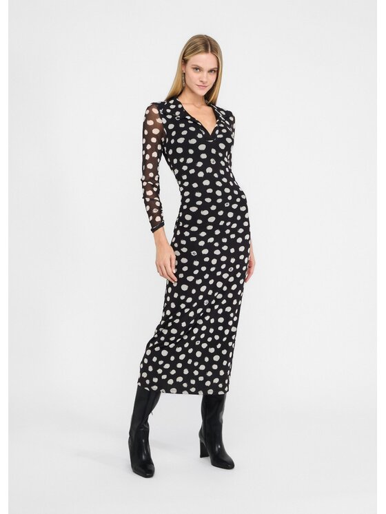 Liu Jo Liu Jo Vestito da giorno UF5267JS007M9169 Nero Regular Fit