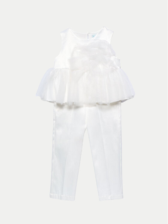 Abel & Lula Abel & Lula Completo top e pantaloni 5235 Bianco Slim Fit