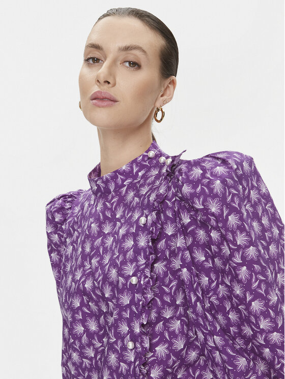 Custommade Custommade Bluză Deia 999376294 Violet Regular Fit