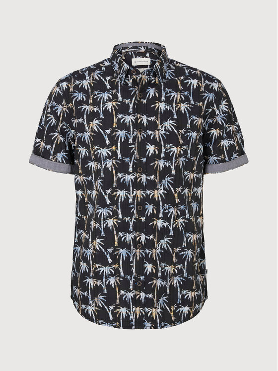 Tom Tailor Tom Tailor Krekls 1031046 Melns Regular Fit