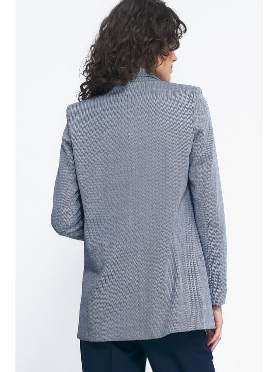 NIFE NIFE Marynarka Z68 Granatowy Regular Fit