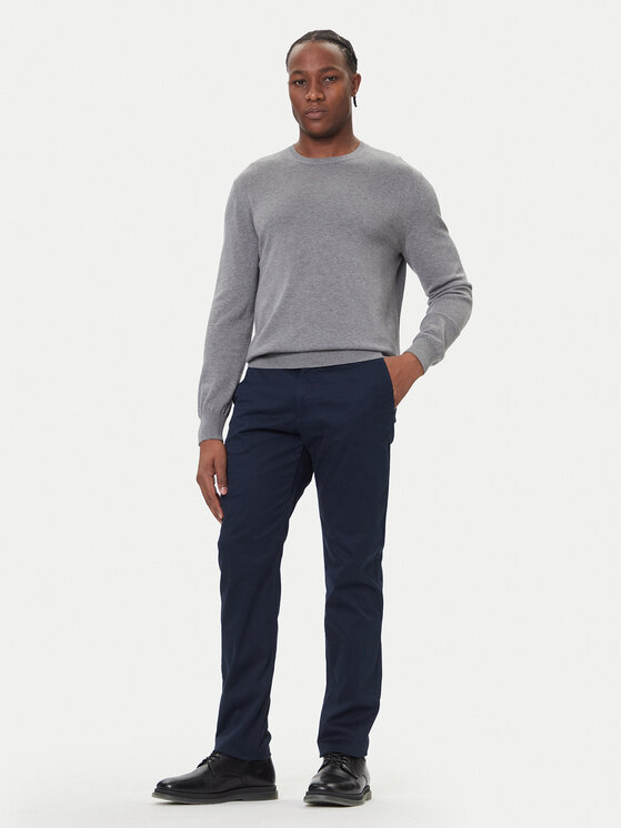 Calvin Klein Calvin Klein Чино панталони LV040EM633 Тъмносин Slim Fit