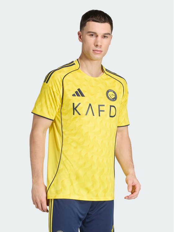 adidas adidas Koszulka techniczna Al Nassr FC 25/26 Home Jersey Żółty Slim Fit