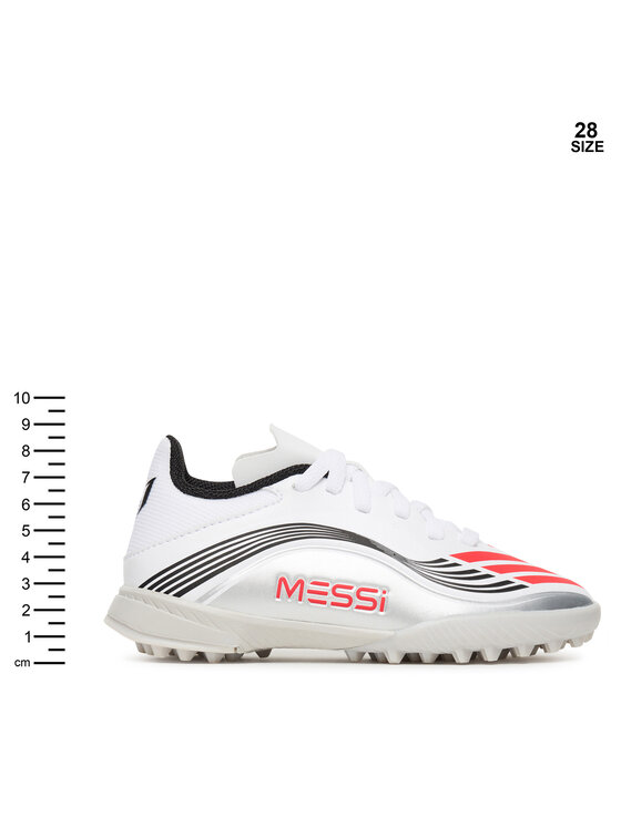 adidas adidas Futbalové topánky F50 Messi League JP7456 Biela