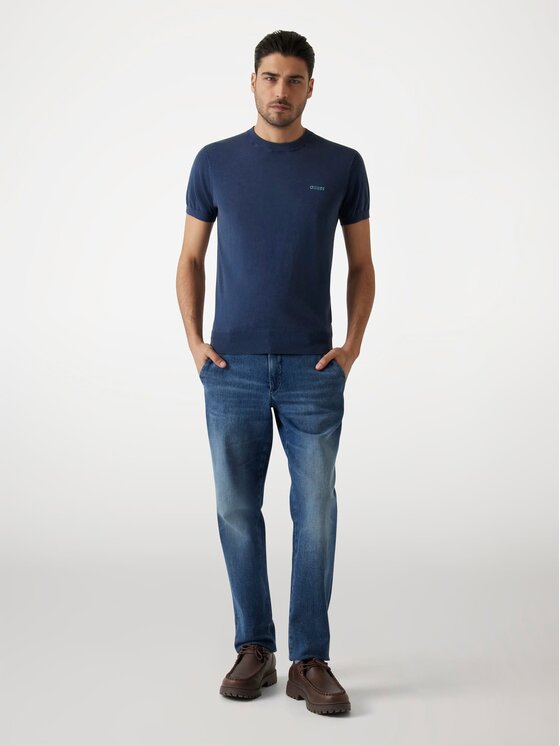 Guess Guess Maglione 174643 Blu Classic Fit