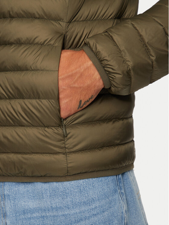 Jott Jott Vatovaná bunda Mat P000MDOW02 Zelená Slim Fit