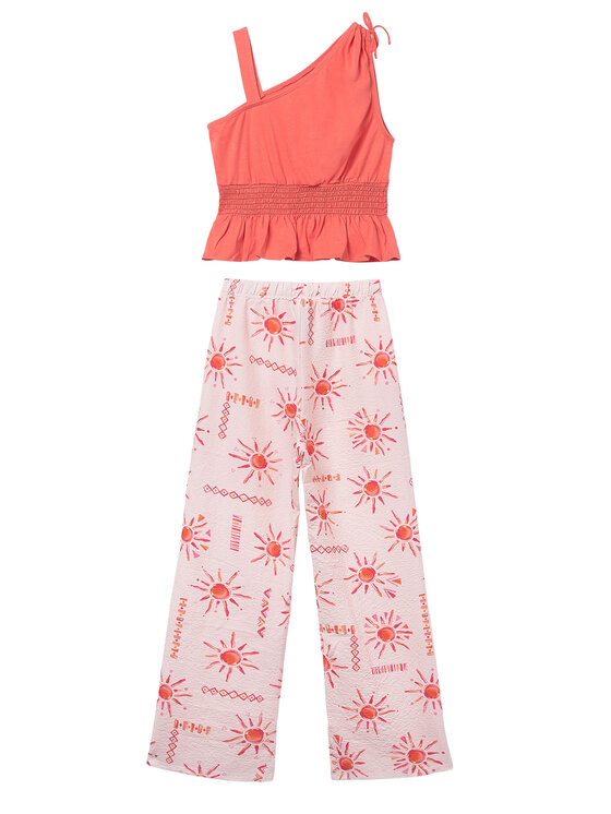 Mayoral Mayoral Set Bluse und Hose 6561 Rosa Regular Fit