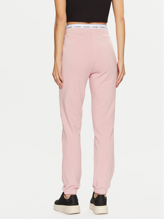 Guess Guess Teplákové kalhoty O5RB01 KCO31 Růžová Regular Fit