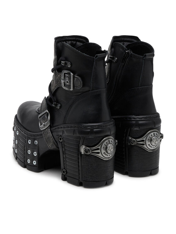 NEW ROCK NEW ROCK Čizme M-TM004-C3 Crna