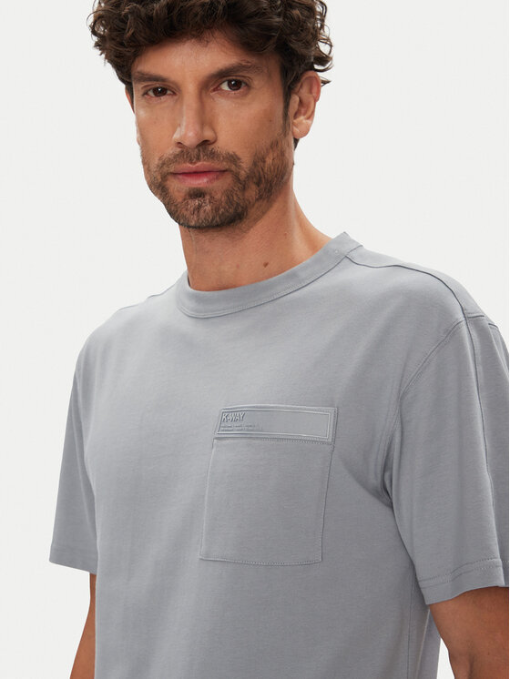K-Way K-Way T-Shirt K2135HW Šedá Regular Fit