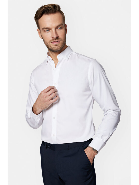 Lancerto Lancerto Koszula Adaline KO073123000028 Biały Slim Fit