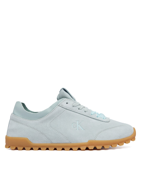 Calvin Klein Sneakers Low Profile Run Mg Sue Db Laces HW0HW03150 Albastru deschis