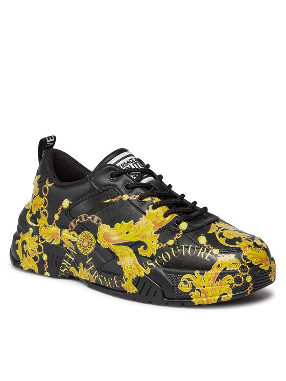 Versace Jeans Couture Versace Jeans Couture Sneakersy 75YA3SF1 Czarny