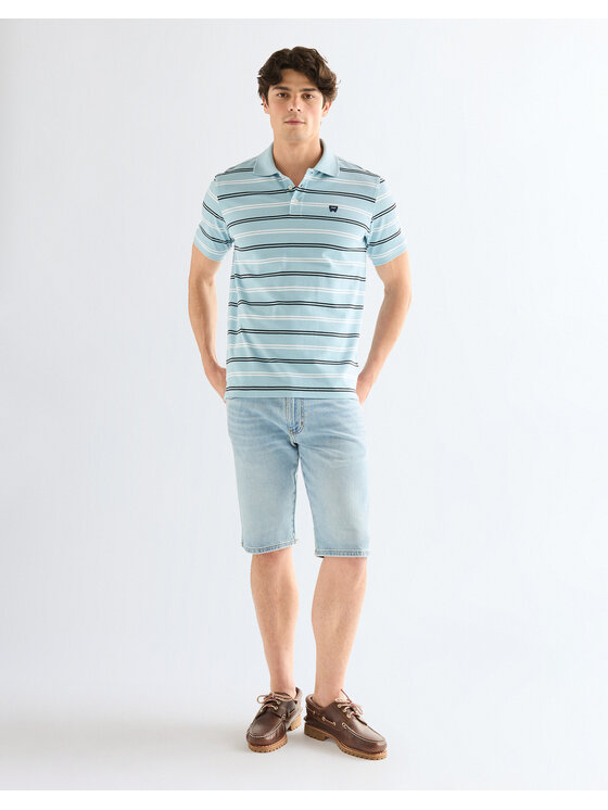 Wrangler Wrangler Szorty jeansowe COLTON SHORTS Niebieski Straight Leg