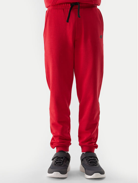 4F 4F Jogginghose 4FJWSS24TTROM591 Rot Regular Fit