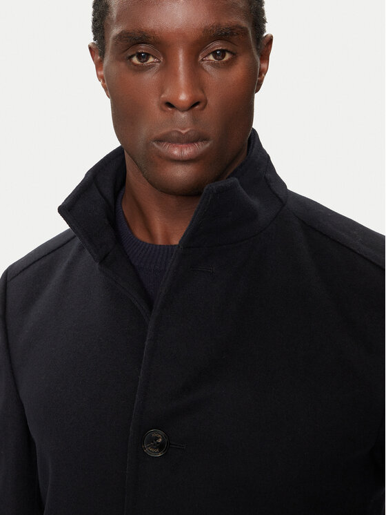 JOOP! JOOP! Вълнено палто 17 JC-21Maron 30044311 Тъмносин Regular Fit