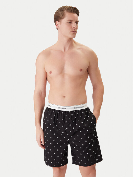 Calvin Klein Underwear Calvin Klein Underwear Pyžamové šortky LV00NM2832 Čierna Regular Fit