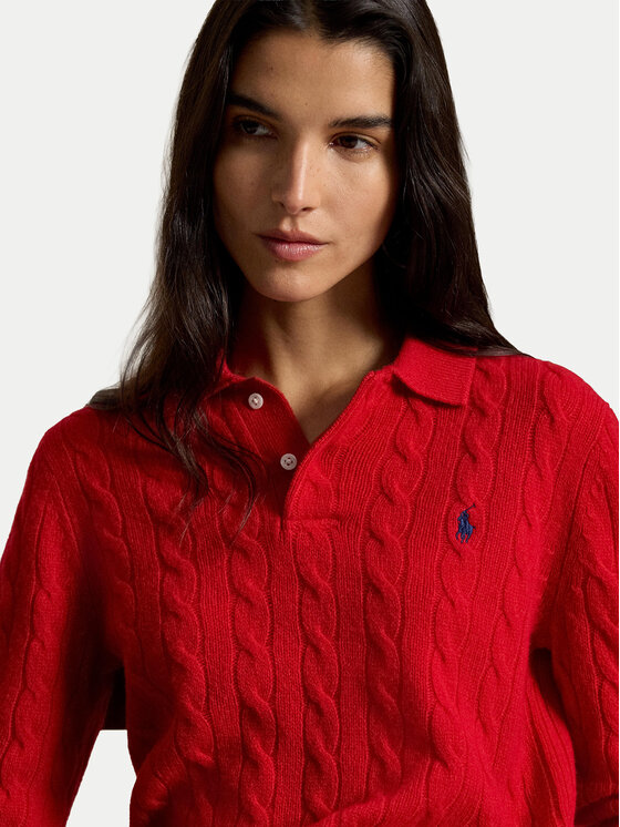 Polo Ralph Lauren Polo Ralph Lauren Sweter 211972132501 Czerwony Regular Fit
