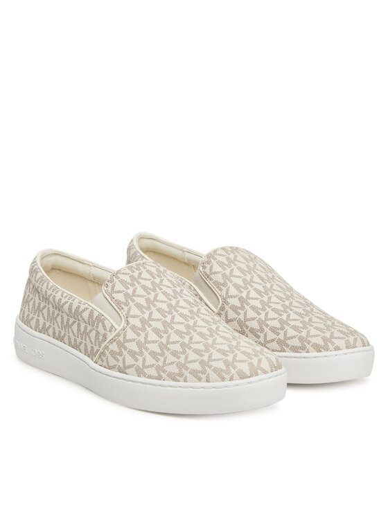 MICHAEL Michael Kors MICHAEL Michael Kors Гуменки Keaton Slip On 43F7KTFP1B Бежов