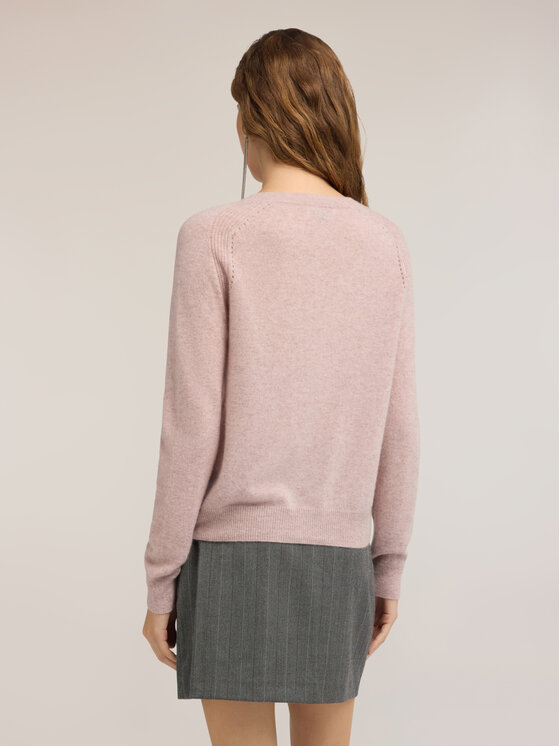 Motivi Motivi Sweter M391W004101N006 Różowy Regular Fit