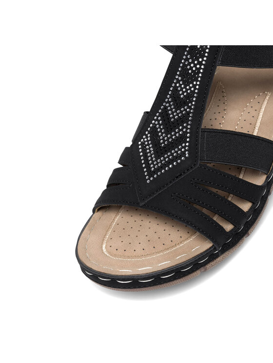Clara Barson Clara Barson Sandalen WYL0510-03 Schwarz