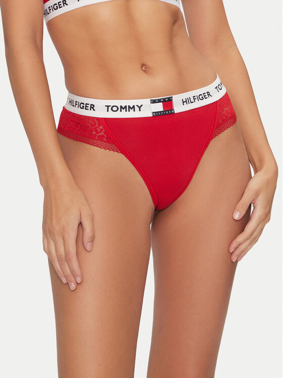 Tommy Hilfiger Stringi UW0UW05619 Sarkans