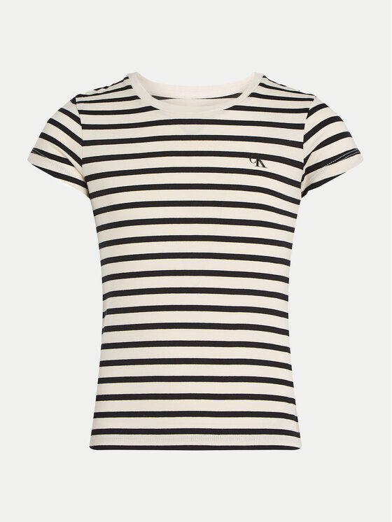 Calvin Klein Jeans Calvin Klein Jeans Σετ 2 T-Shirts IG0IG02799 Μπεζ Slim Fit