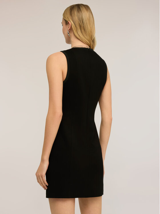Motivi Motivi Abito da cocktail 7081Q003513N033 Nero Slim Fit