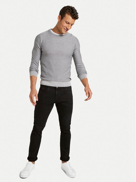 Tom Tailor Tom Tailor Jeansy Troy 1021160 Czarny Slim Fit