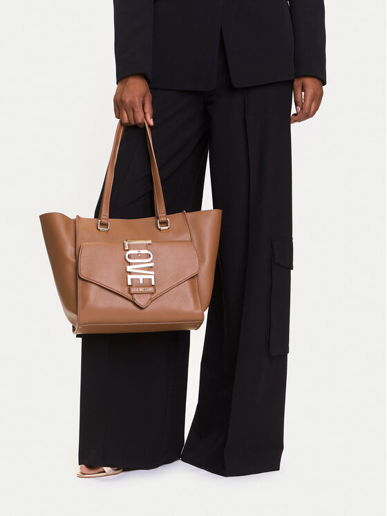 LOVE MOSCHINO LOVE MOSCHINO Ročna torba JC4225PP0MKC0201 Rjava