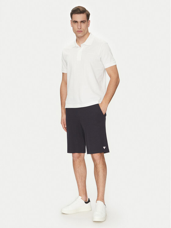 Guess Guess Szorty sportowe F5GD00 KC5Y1 Granatowy Regular Fit
